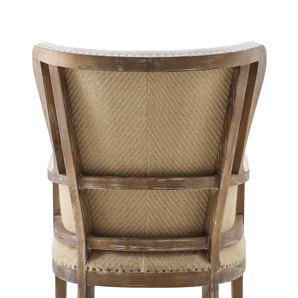 George Two Tone Wingback Accent Chair
