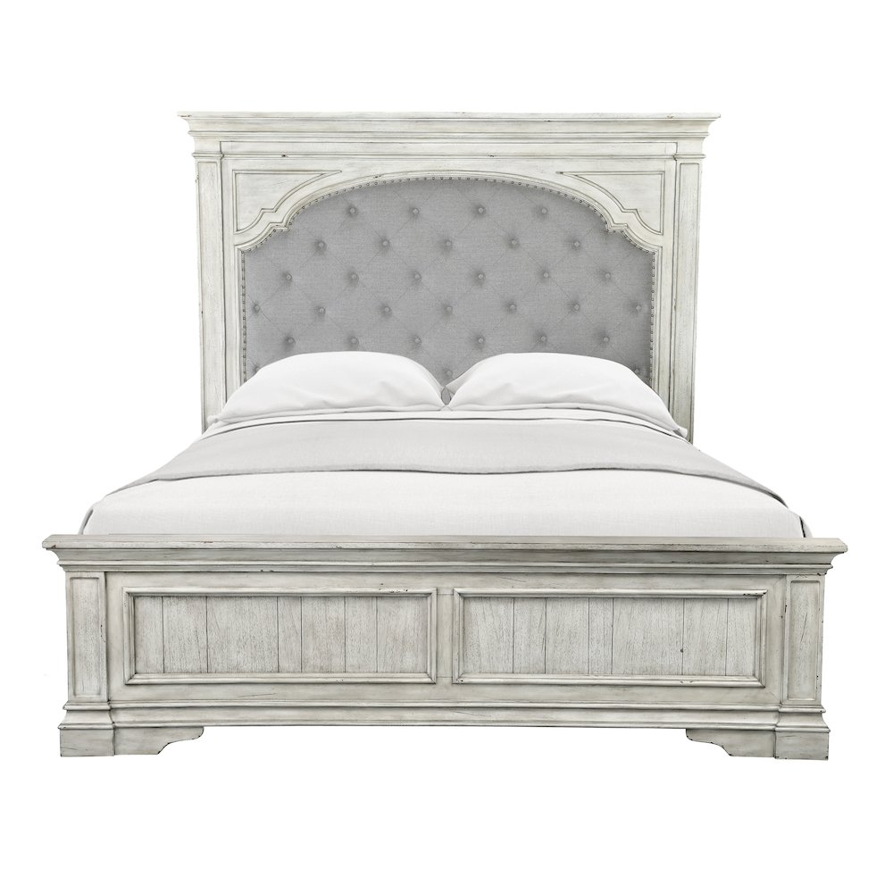 Highland Park King Bed Ivory