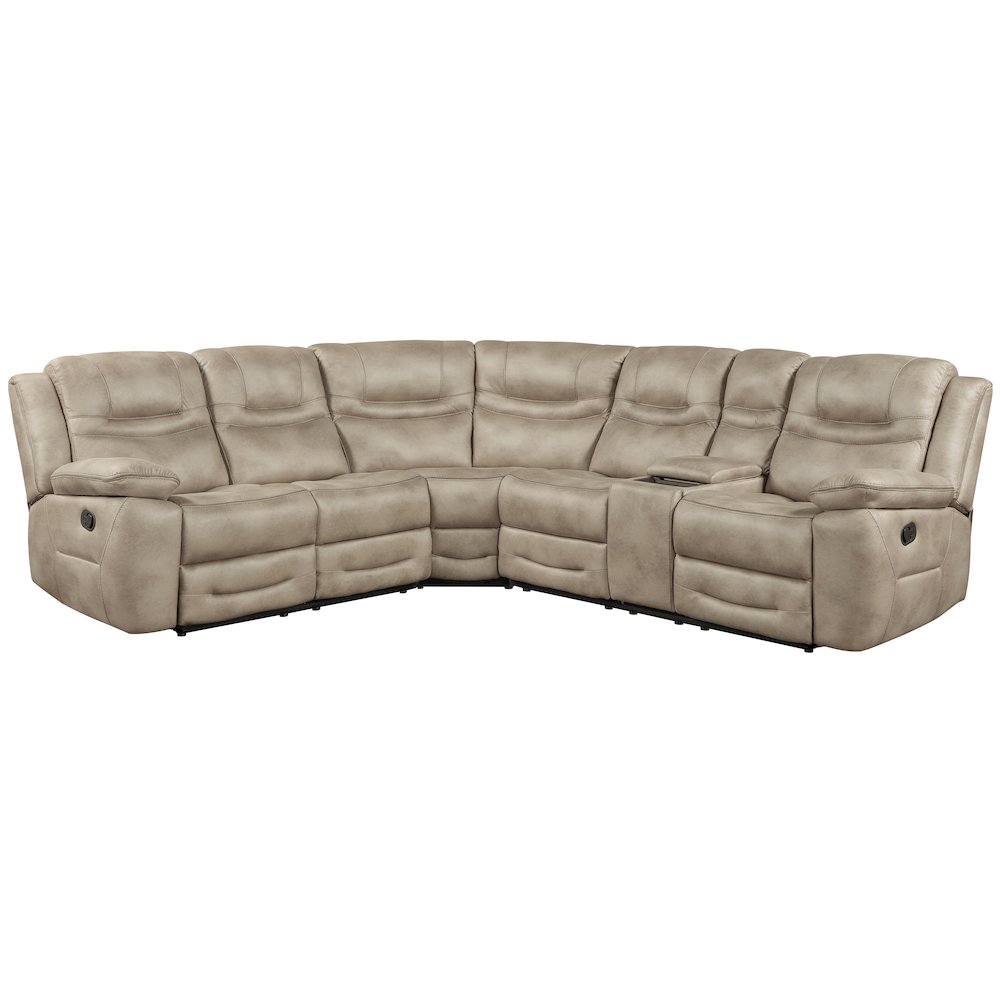 Shelton 3PC Manual Reclining Sectional