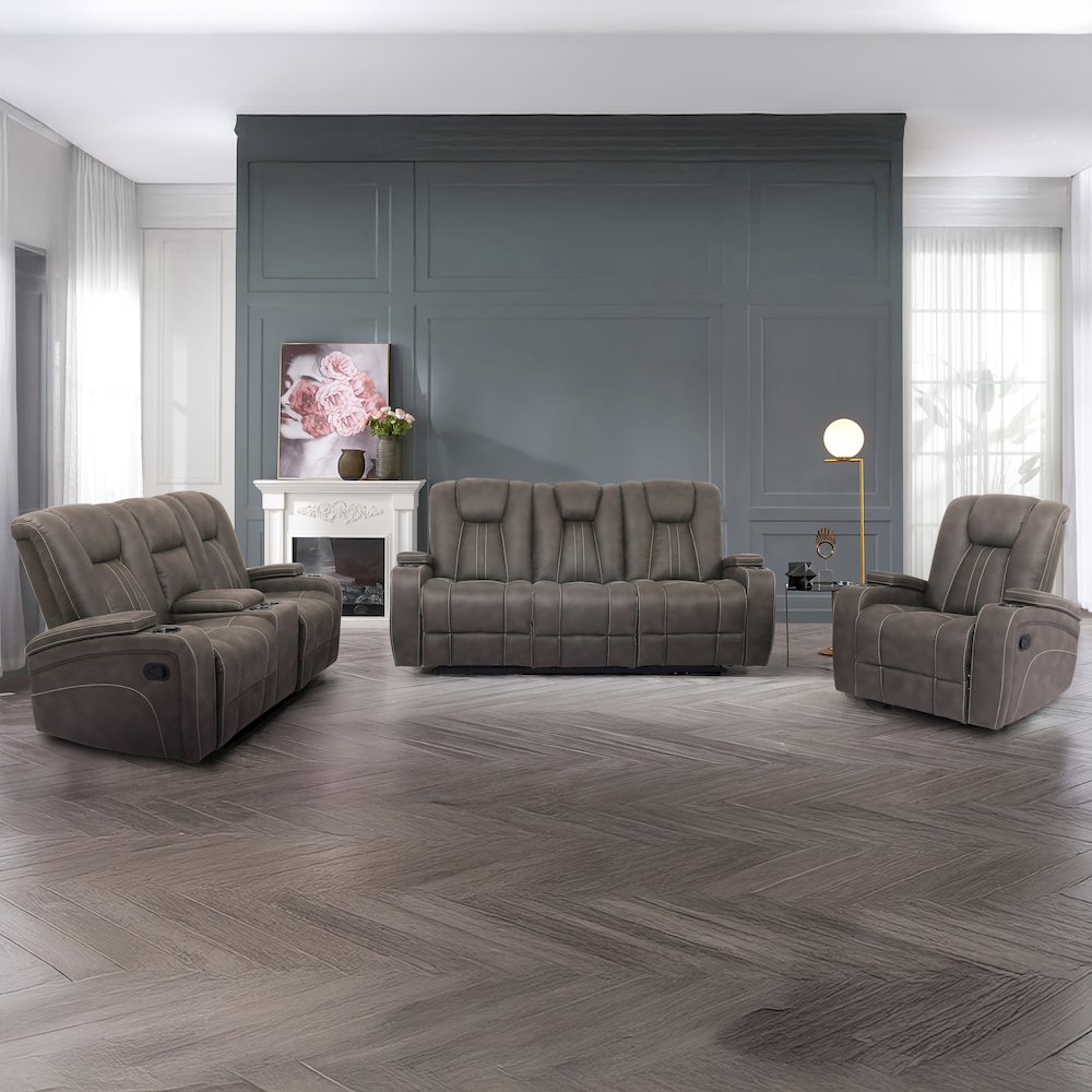 Marlow Sand 2PC Manual Reclining Set