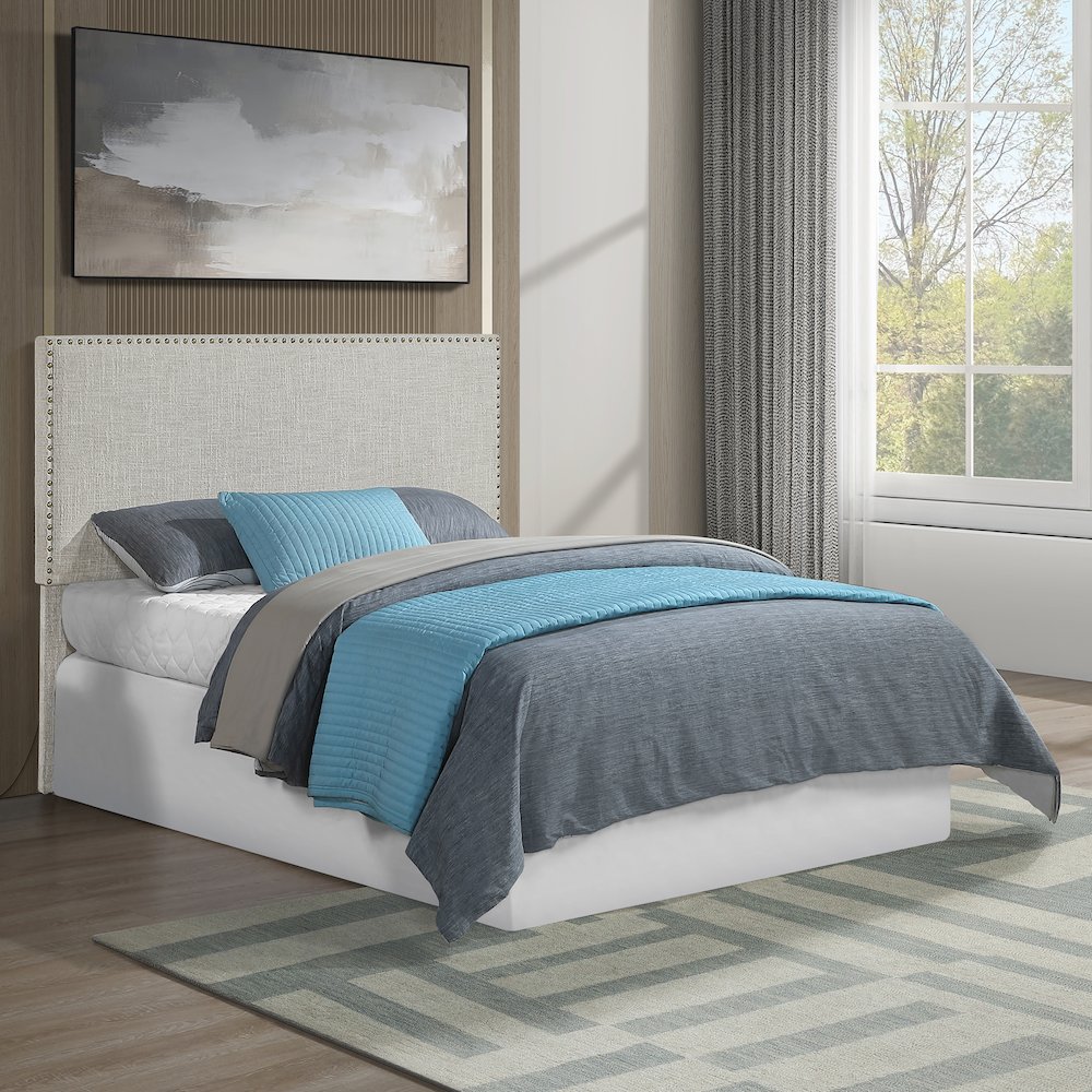 Hadley Cream Linen Queen/Full Headboard