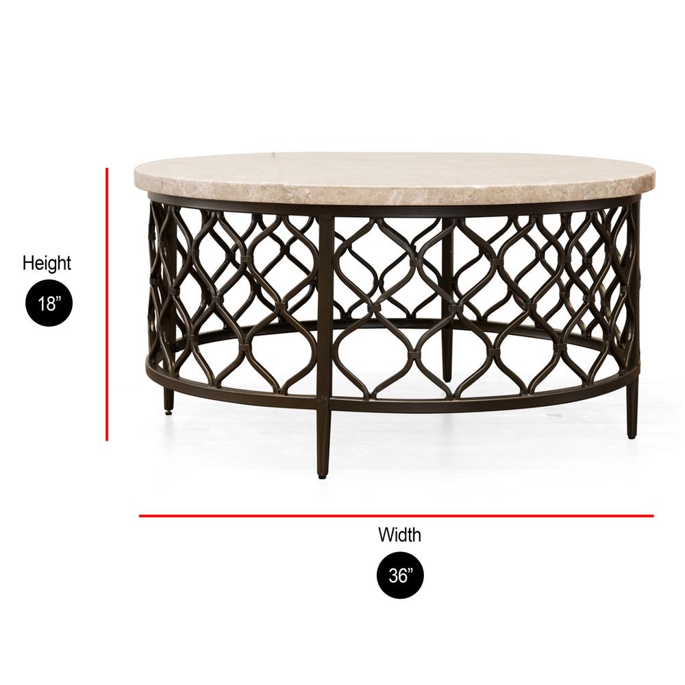 Roland MarbleTop Cocktail Table