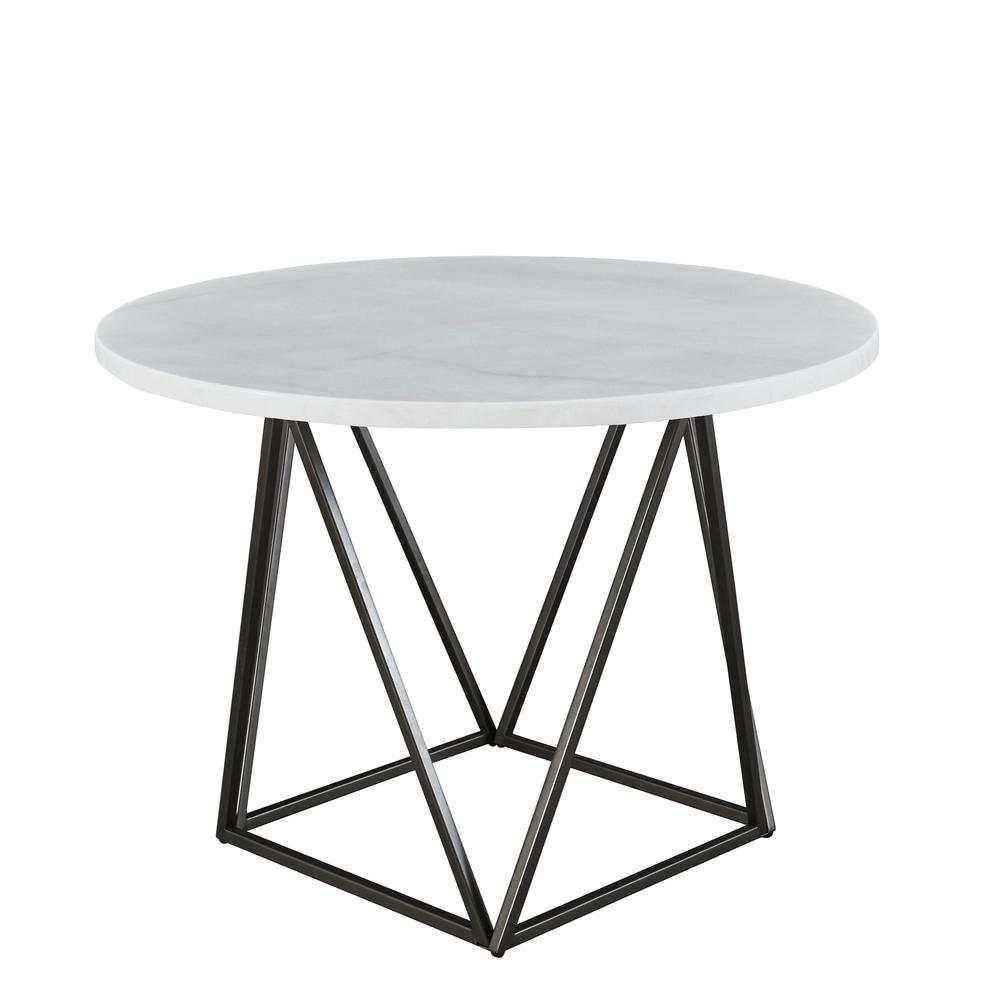 Ramona White Marble Top Round