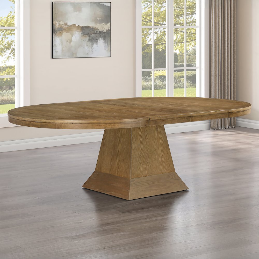 Vaughn Driftwood 5-Piece 60-96″ Dining Set