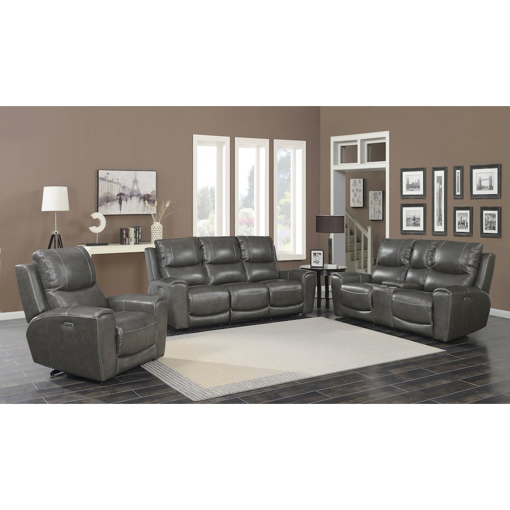 Laurel Power Reclining Grey 3pc