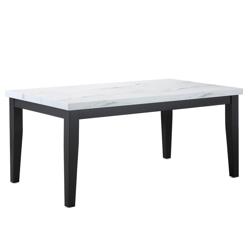Sterling Faux Marble Top Dining Table