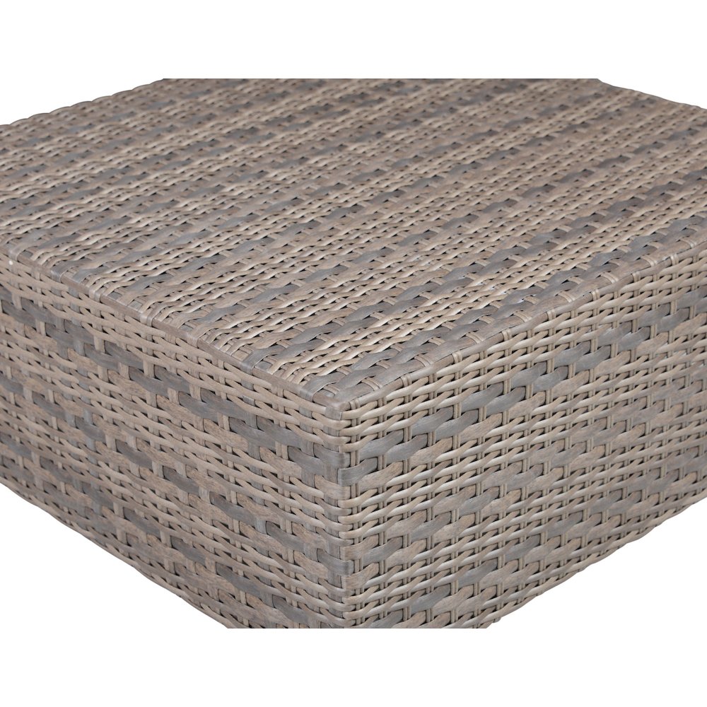 Tamyra Corner Side Table & Ottoman