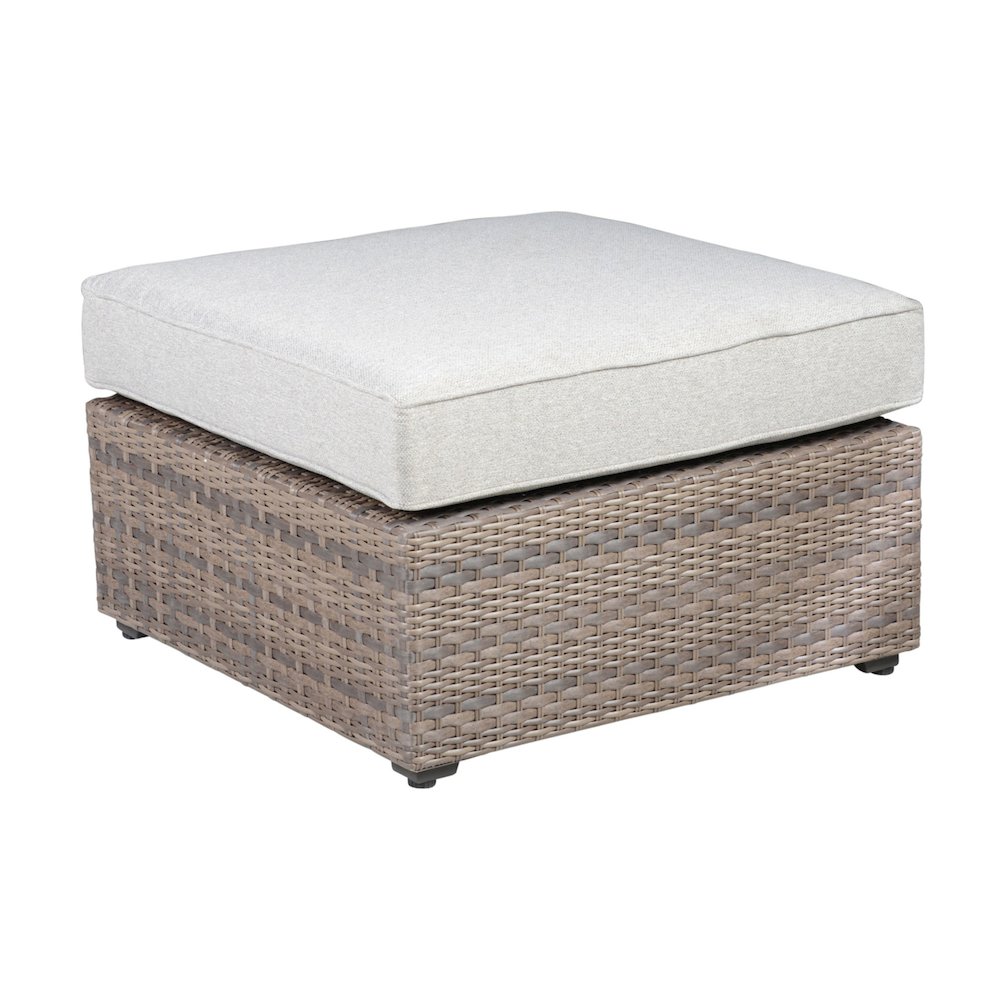 Tamyra Corner Side Table & Ottoman