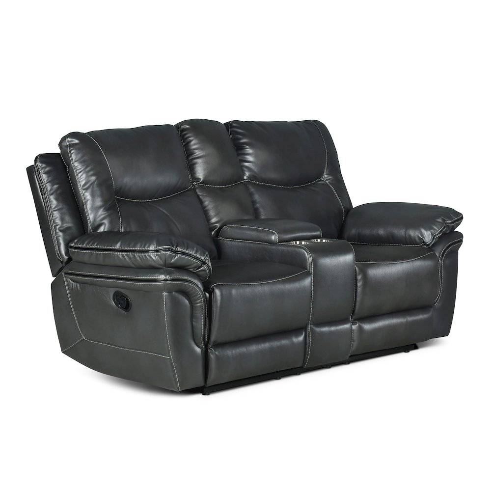 Isabella Console Loveseat Grey