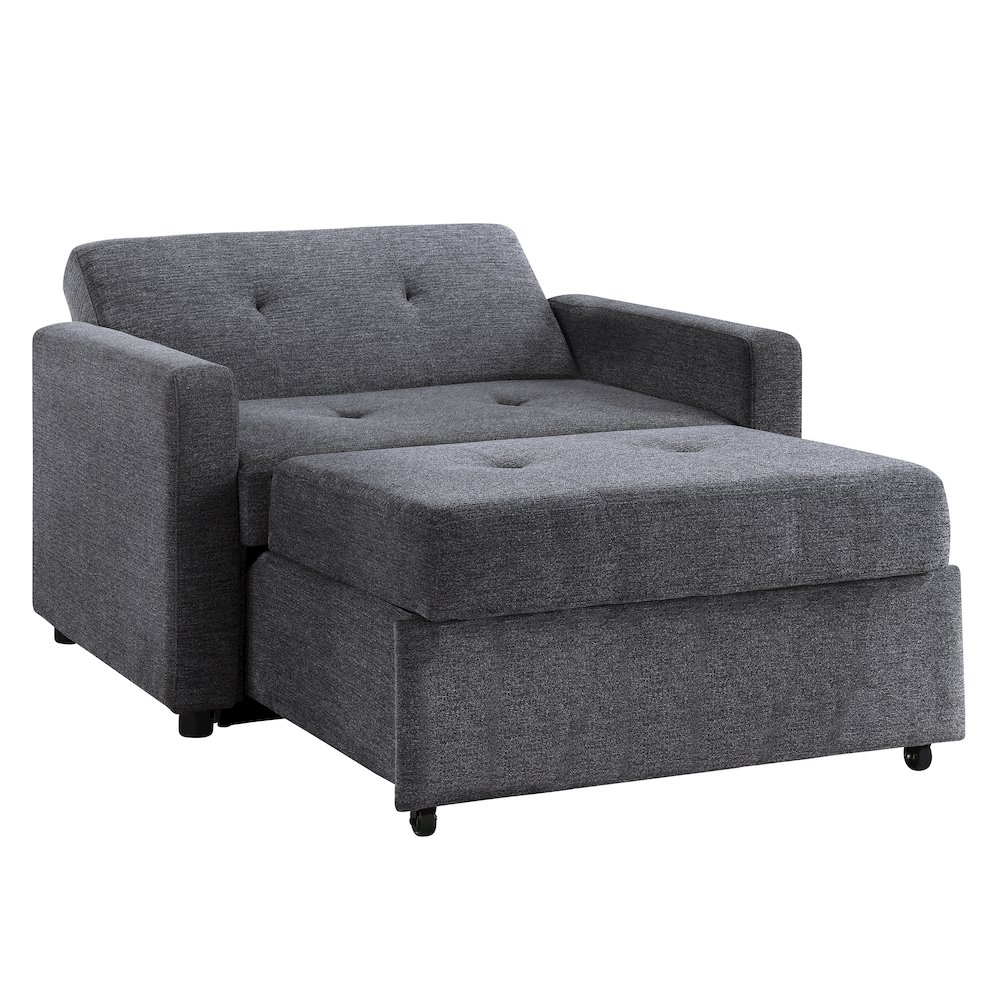 Noah Gray Chair w/ Twin Sleeper