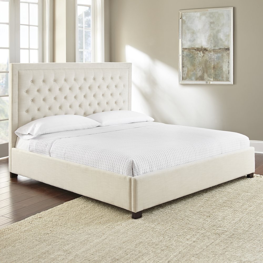 Isadora King Bed White