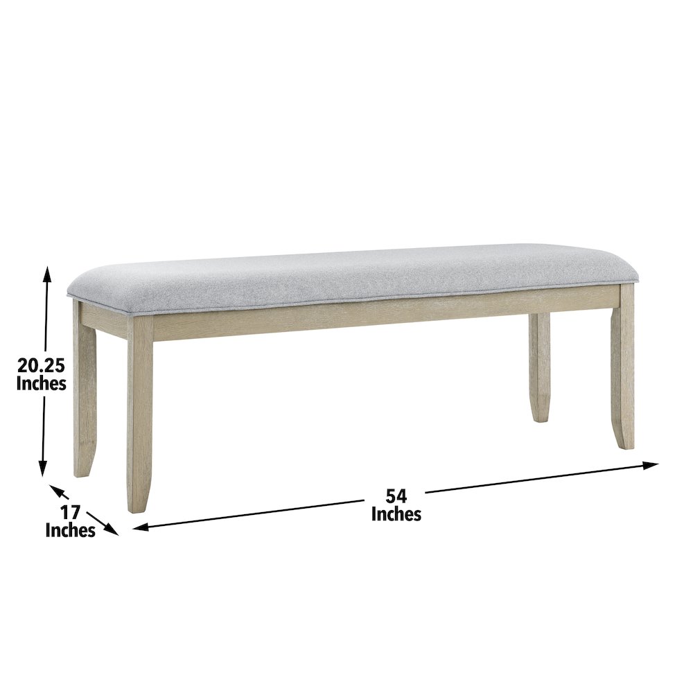 Carena Upholstered Top Bench