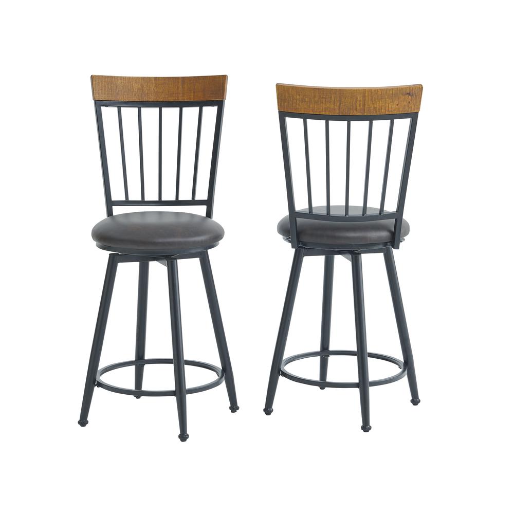 Tyler 24 inch Swivel Bar & Counter Stool with Footrest