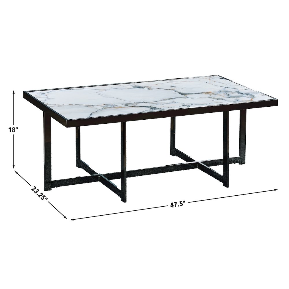 Kayley Sintered Stone Cocktail Table