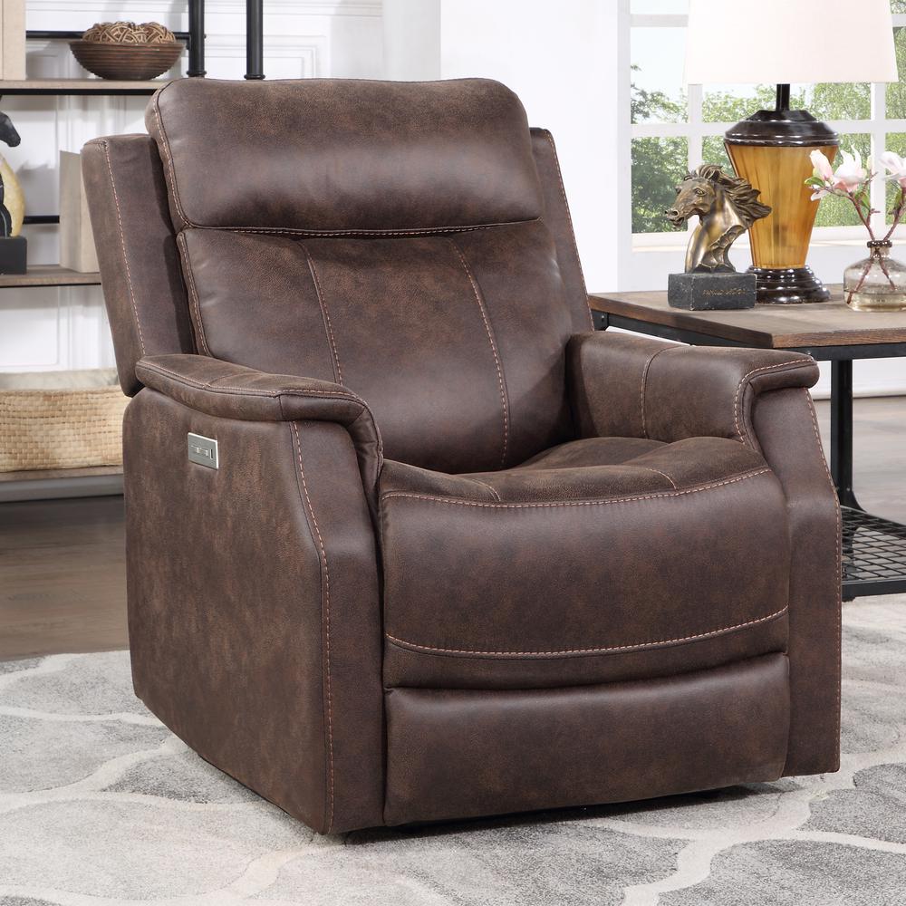 Valencia Dual Power Recliner – Walnut