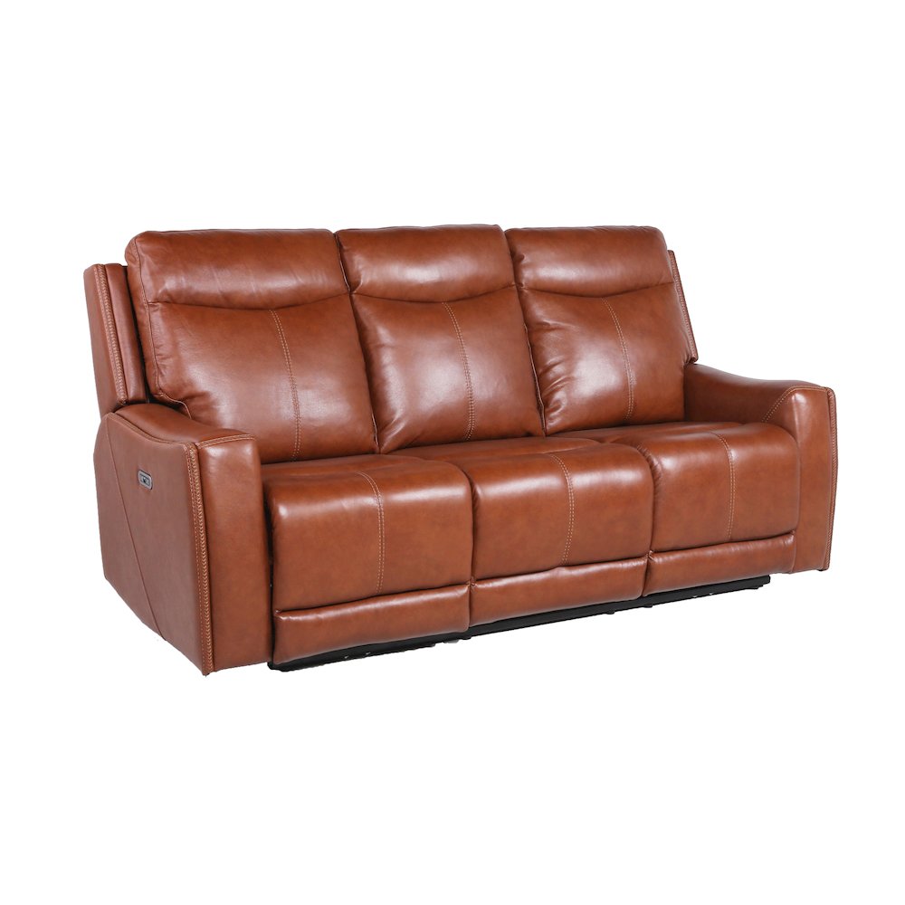 Natalia Power Recliner Sofa – Caramel Leather