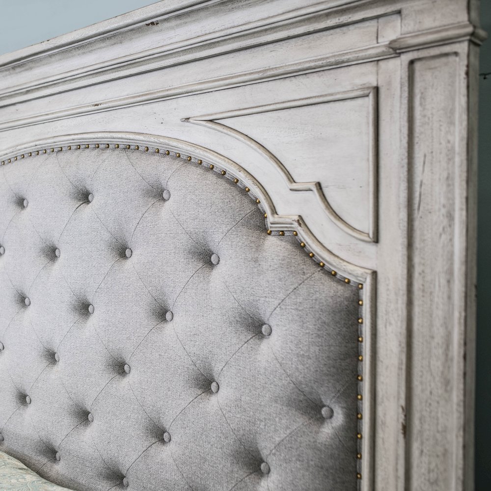 Highland Park King Bed Ivory