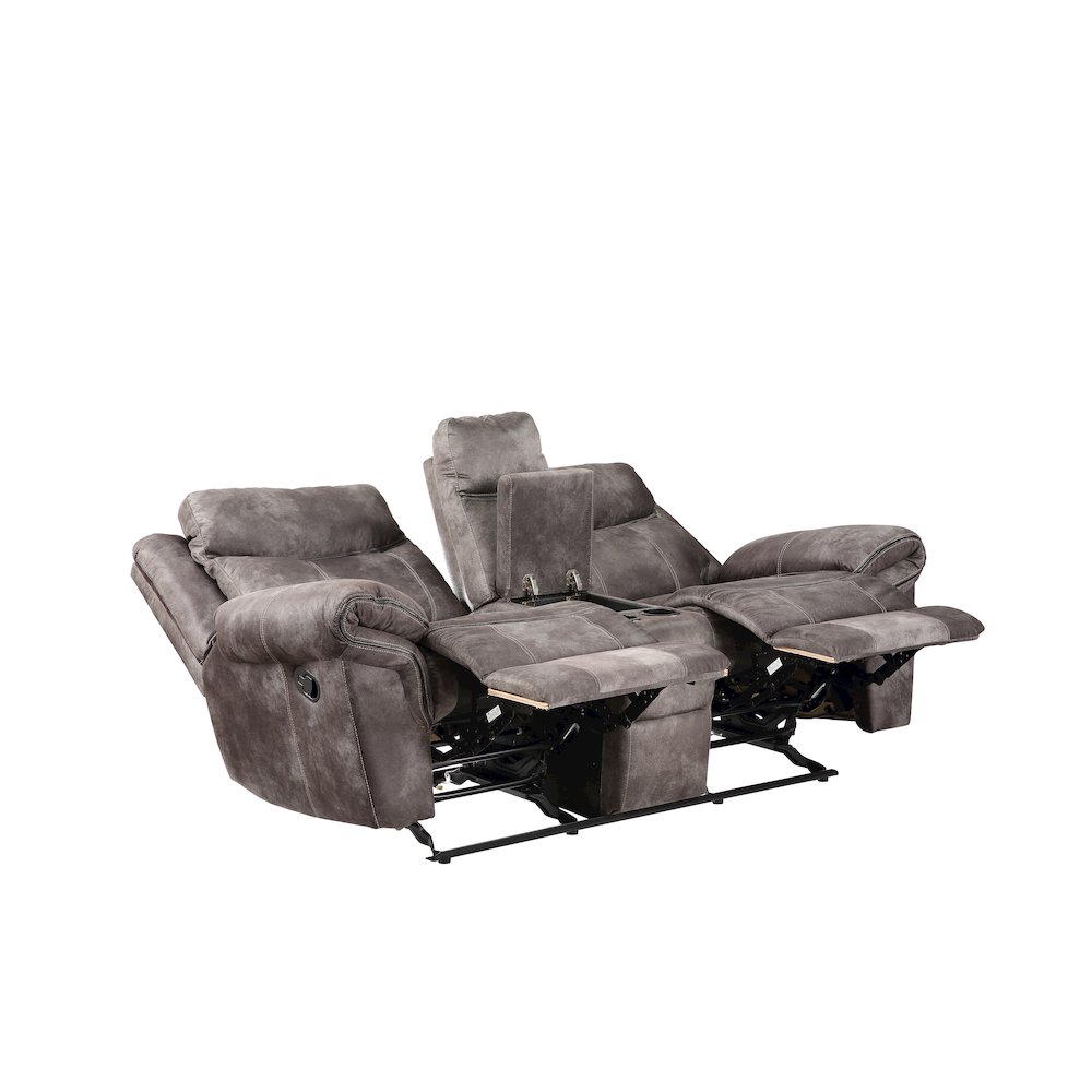 Nashville Glider Recliner Conso Grey