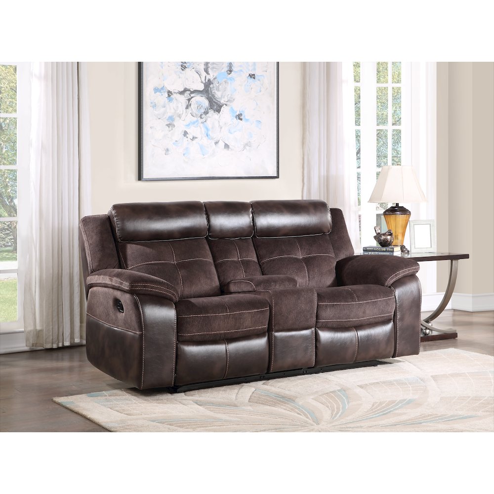 Pueblo Manual Recliner Console