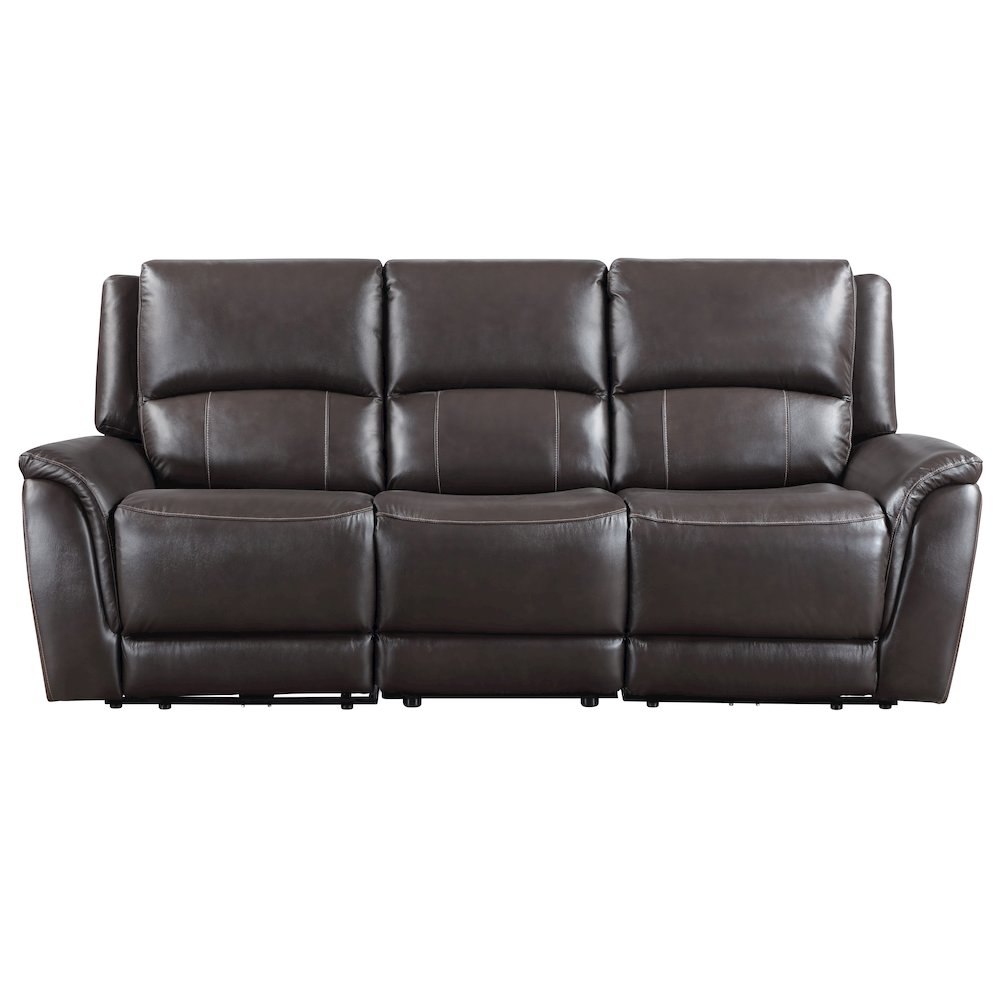 Alexandria Power Leather Reclining Sofa