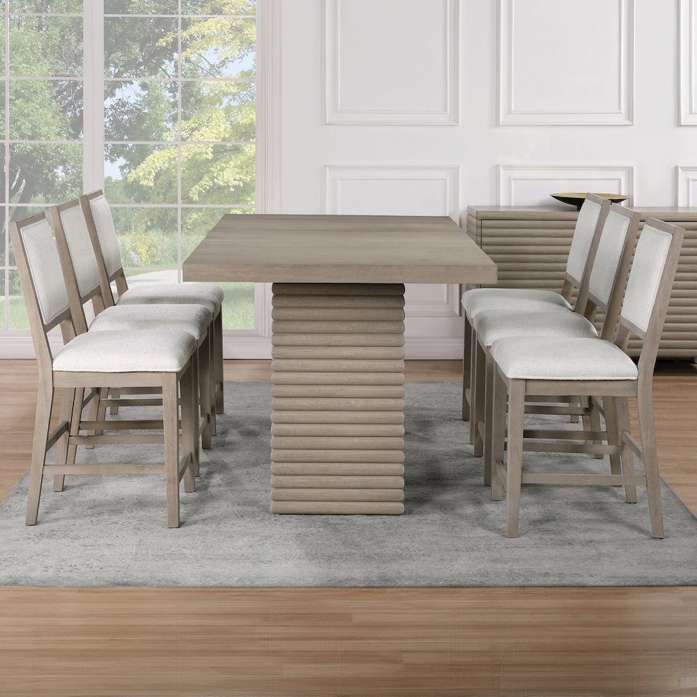 Lily 7-Piece Counter Dining Set