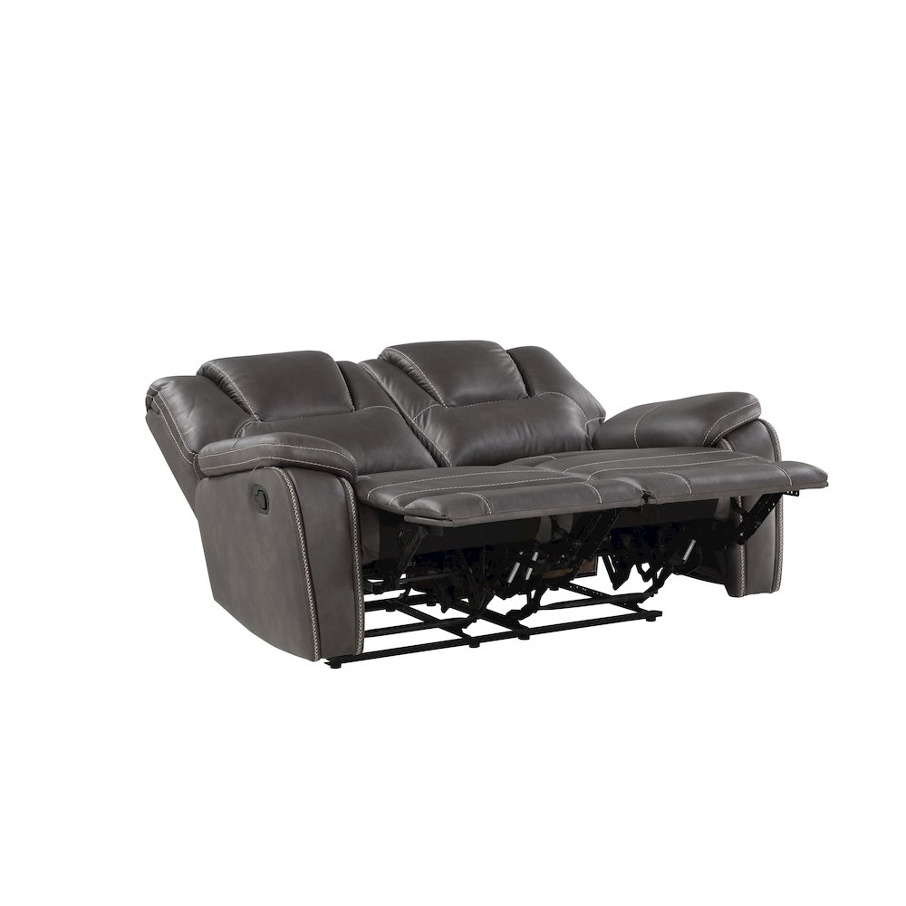 Katrine Charcoal Manual Loveseat