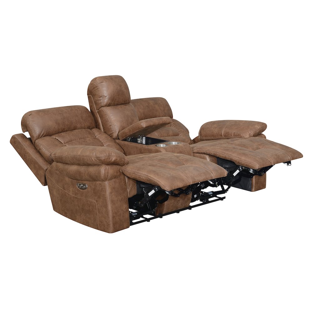 Brock Power Recliner Console Loveseat