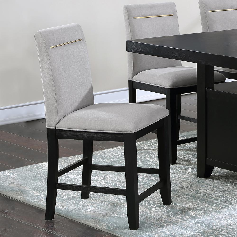 Yves Counter Chair Grey
