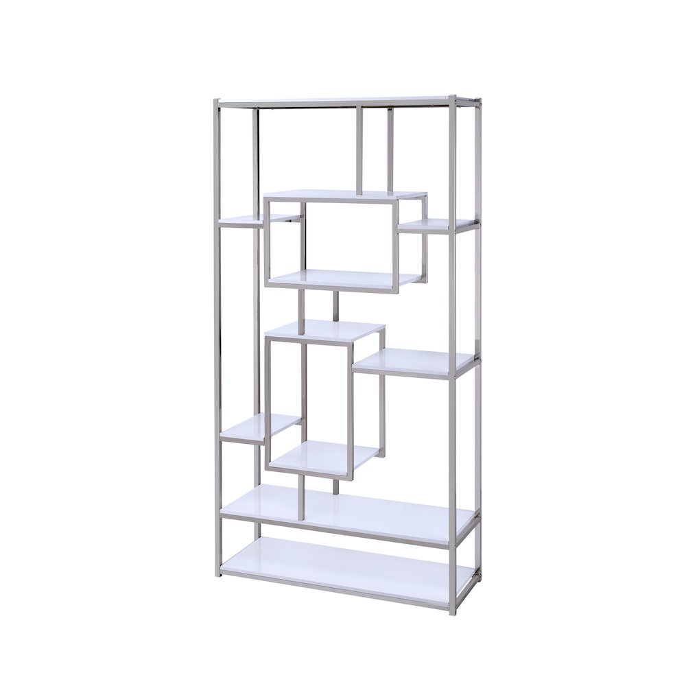 Alize White Bookcase and Desk