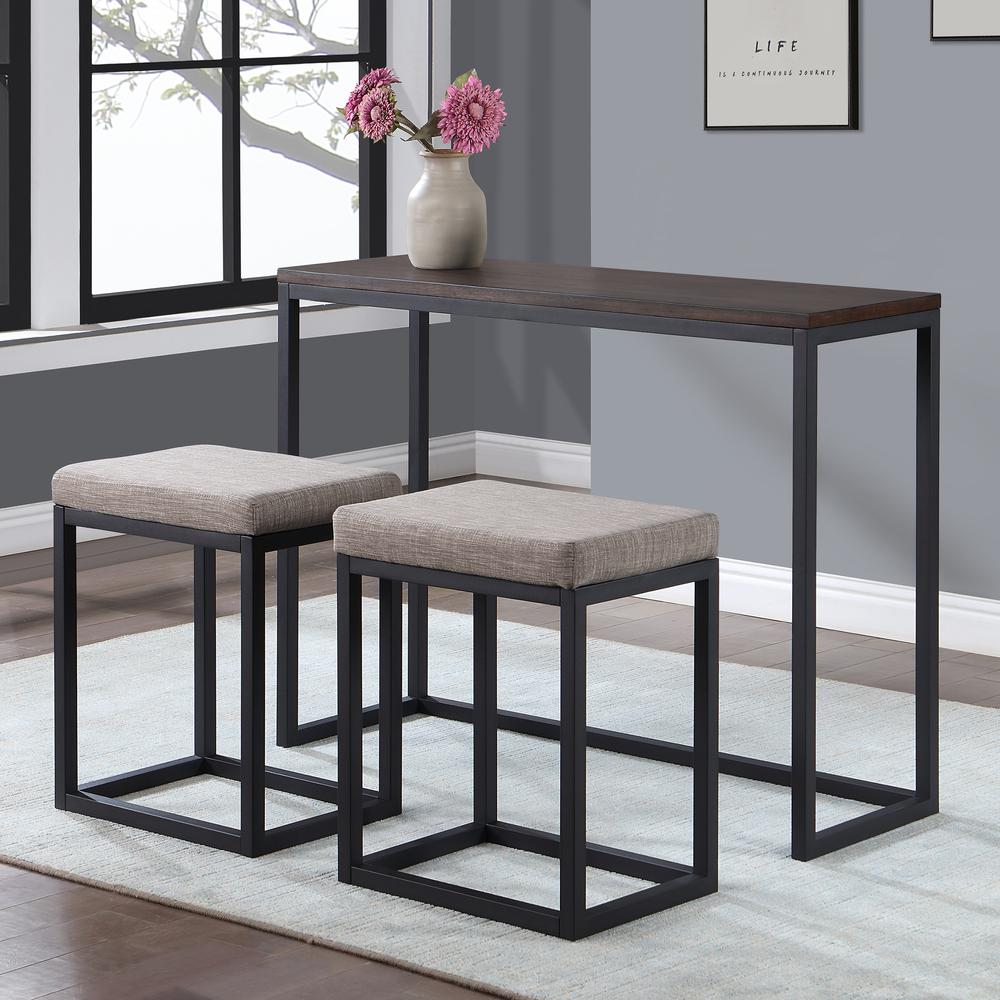 Yukon Counter Bar with 2 Stools