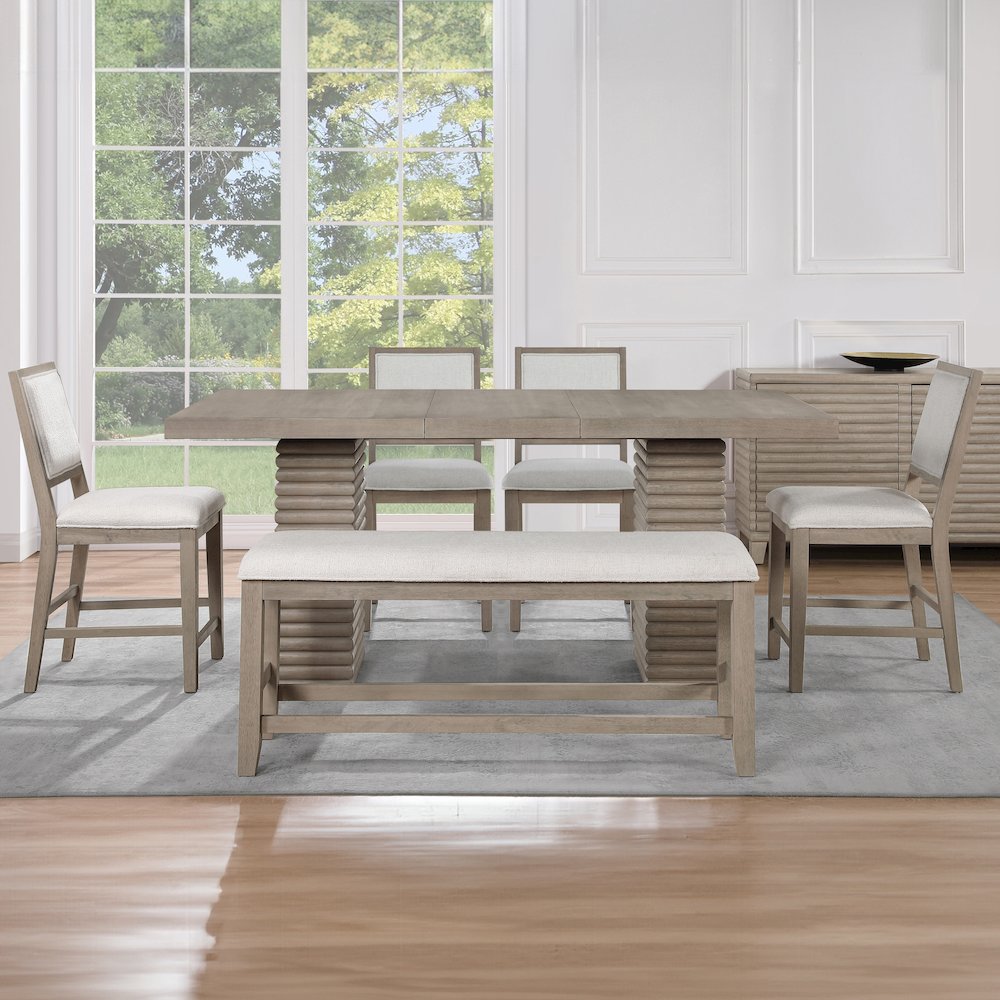 Lily 6-Piece Counter Dining Set