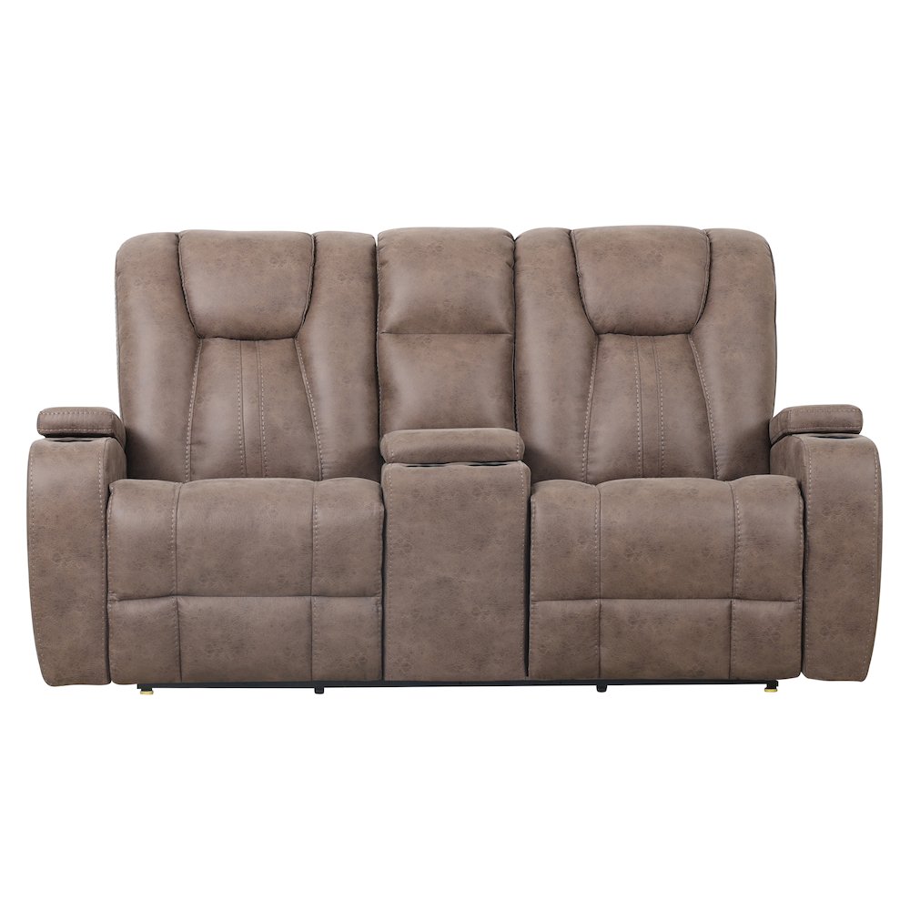 Marlow Sand Manual Recliner Loveseat