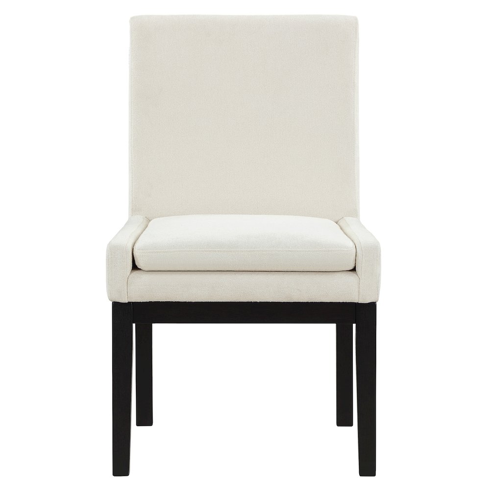Aubrey Black Upholstered Side Chair