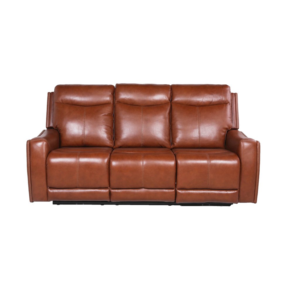 Natalia Power Recliner Sofa – Caramel Leather