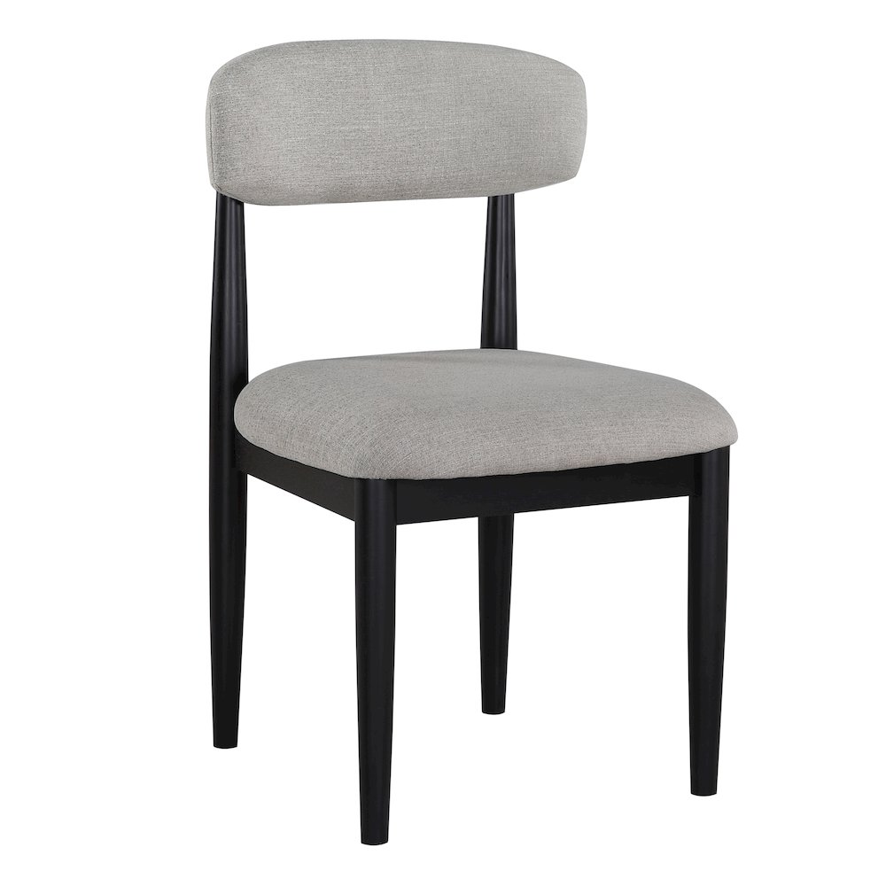 Magnolia 52-inch Round Dining Table & 4 Upholstered Side Chairs