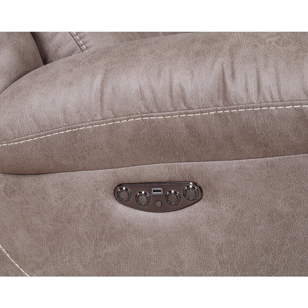 Aria Power Recliner Sofa – Desert Sand