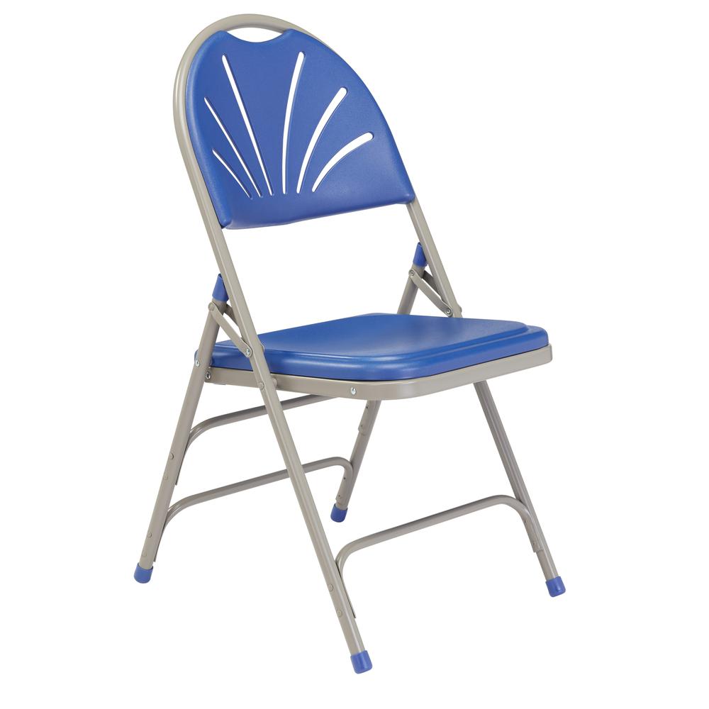 NPS® 1100 Series Deluxe Fan Back With Triple Brace Double Hinge Folding Chair