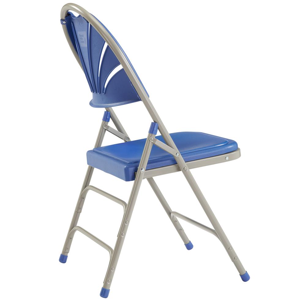 NPS® 1100 Series Deluxe Fan Back With Triple Brace Double Hinge Folding Chair