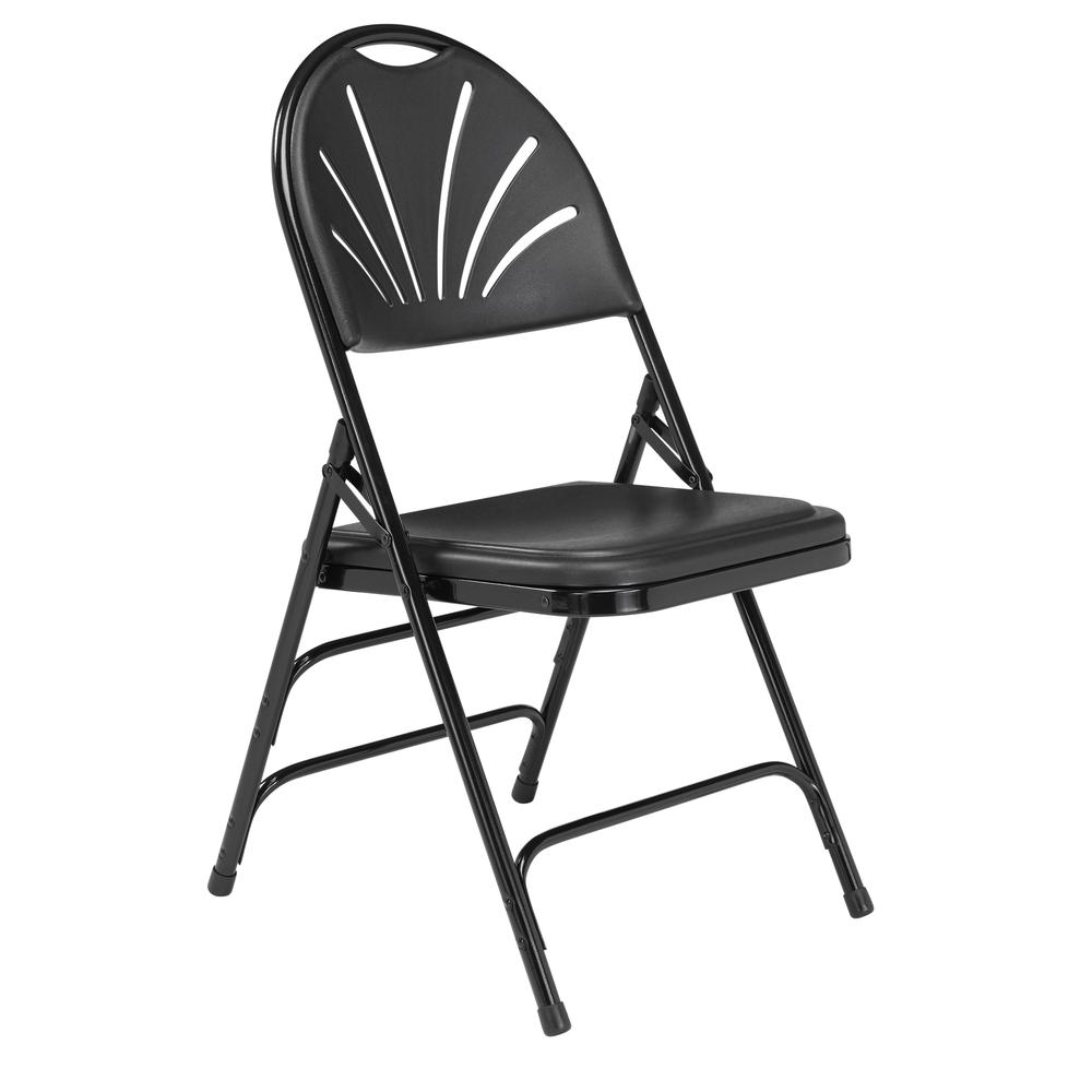 NPS® 1100 Series Deluxe Fan Back With Triple Brace Double Hinge Folding Chair