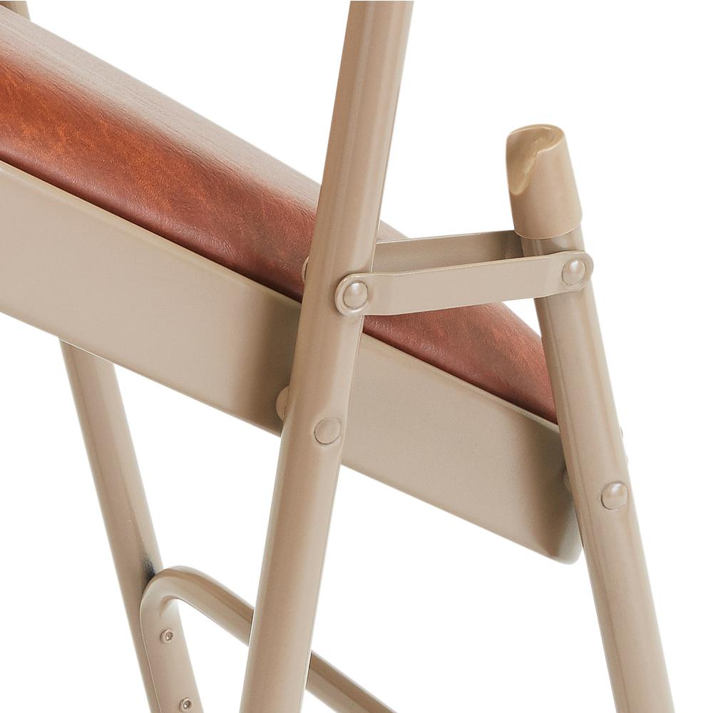NPS® 1200 Series Premium Vinyl Upholstered Double Hinge Folding Chair