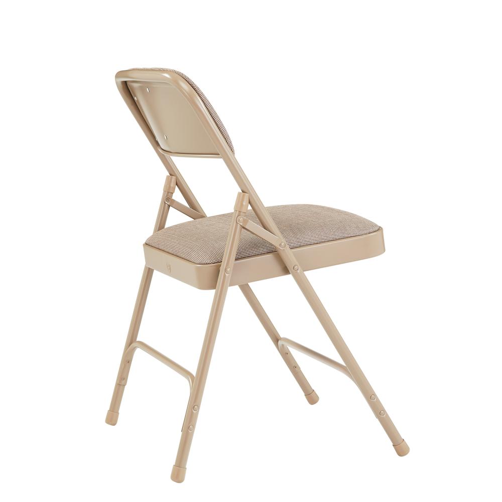 NPS® 2200 Series Deluxe Fabric Upholstered Double Hinge Premium Folding Chair