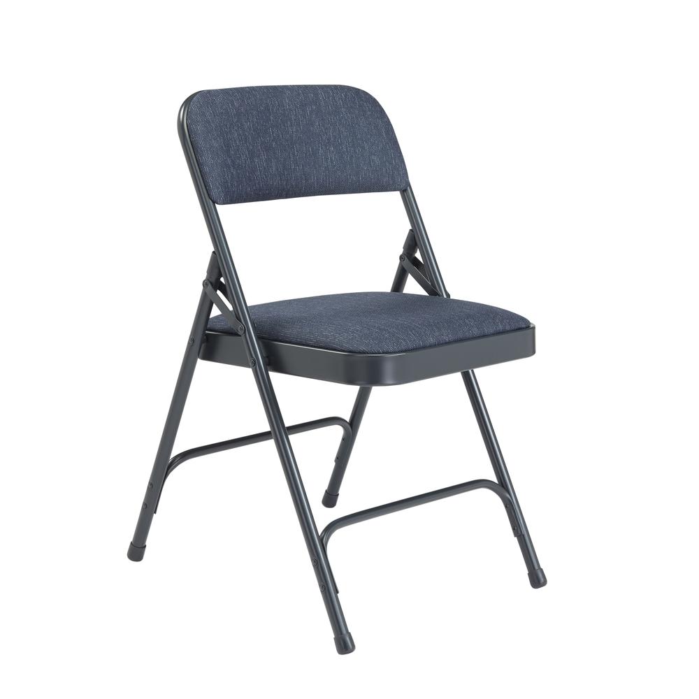 NPS® 2200 Series Deluxe Fabric Upholstered Double Hinge Premium Folding Chair