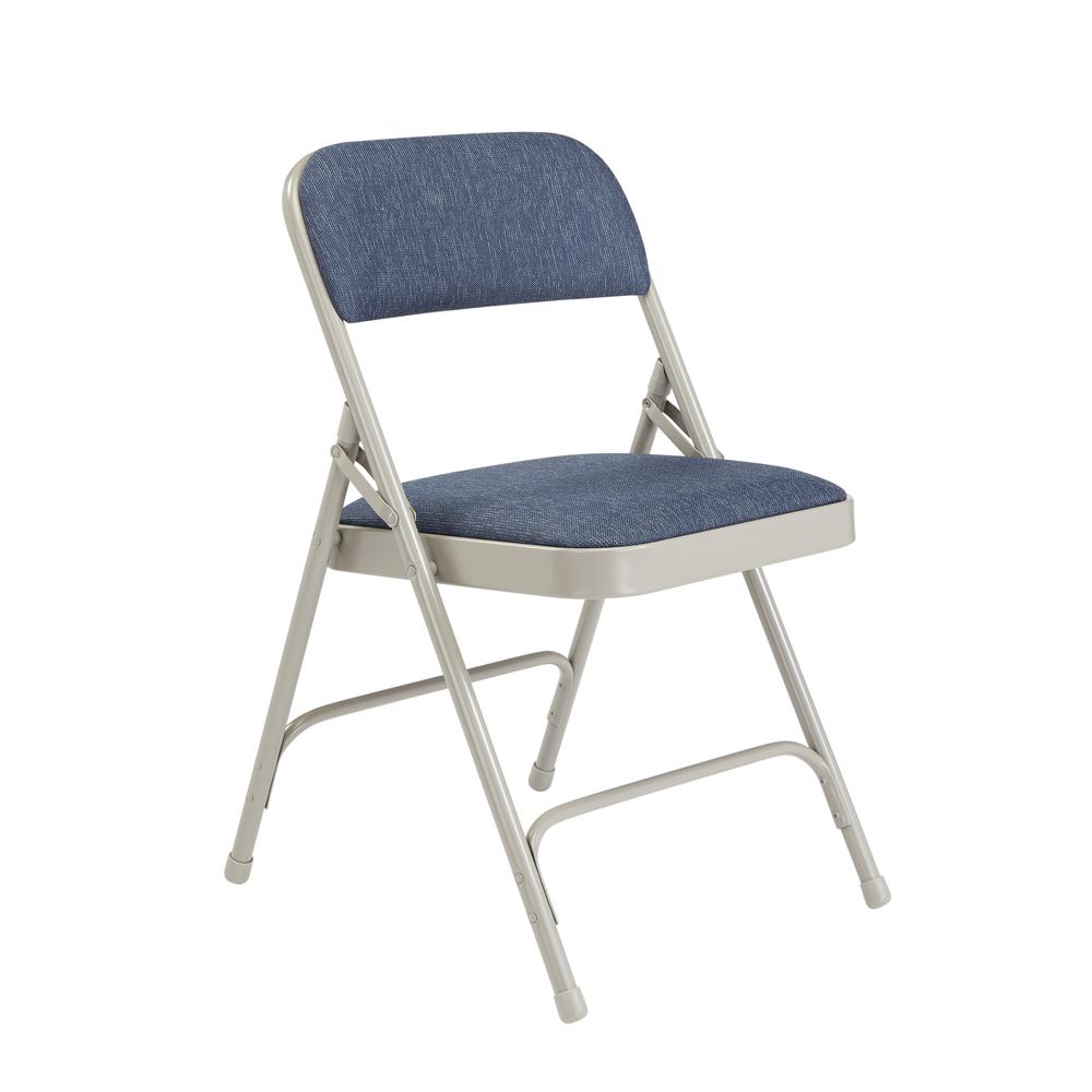 NPS® 2200 Series Deluxe Fabric Upholstered Double Hinge Premium Folding Chair