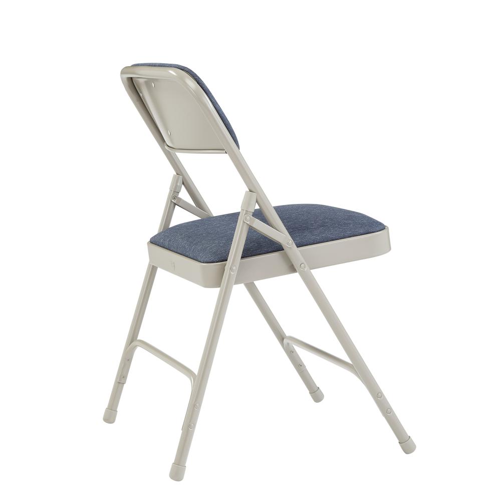 NPS® 2200 Series Deluxe Fabric Upholstered Double Hinge Premium Folding Chair