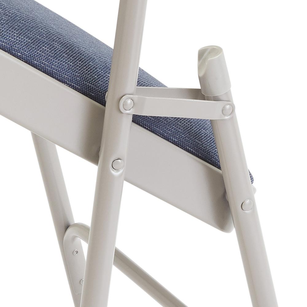 NPS® 2200 Series Deluxe Fabric Upholstered Double Hinge Premium Folding Chair