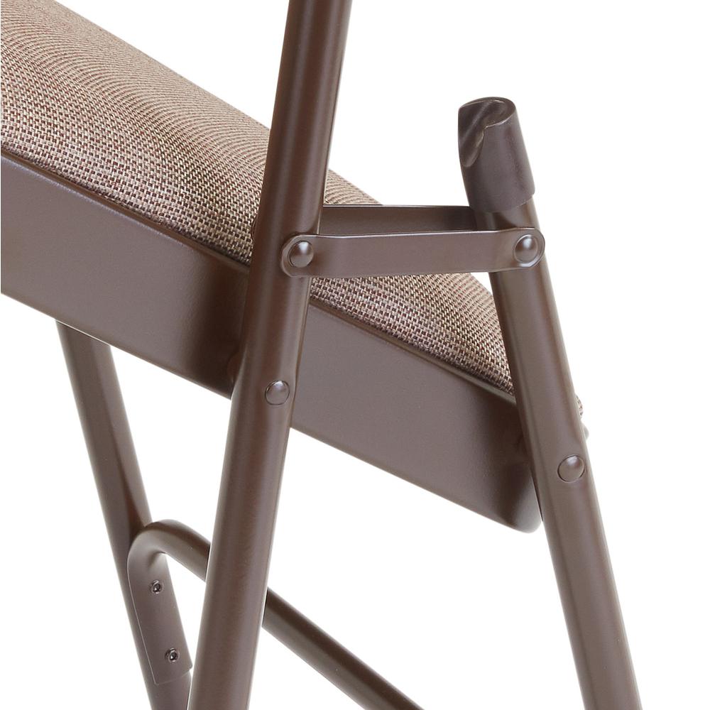 NPS® 2200 Series Deluxe Fabric Upholstered Double Hinge Premium Folding Chair