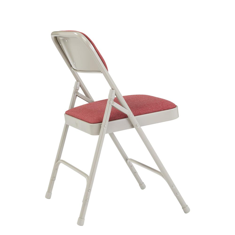 NPS® 2200 Series Deluxe Fabric Upholstered Double Hinge Premium Folding Chair