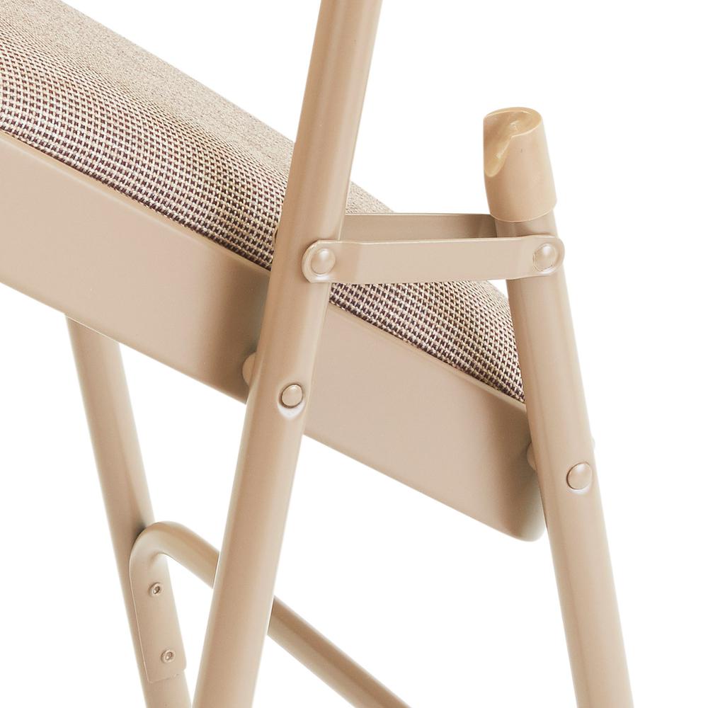 NPS® 2300 Series Deluxe Fabric Upholstered Triple Brace Double Hinge Premium Folding Chair