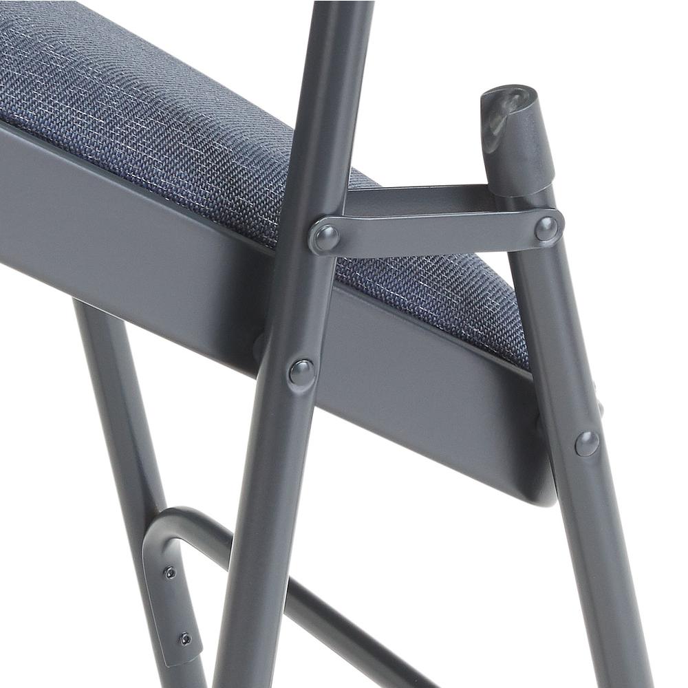 NPS® 2300 Series Deluxe Fabric Upholstered Triple Brace Double Hinge Premium Folding Chair
