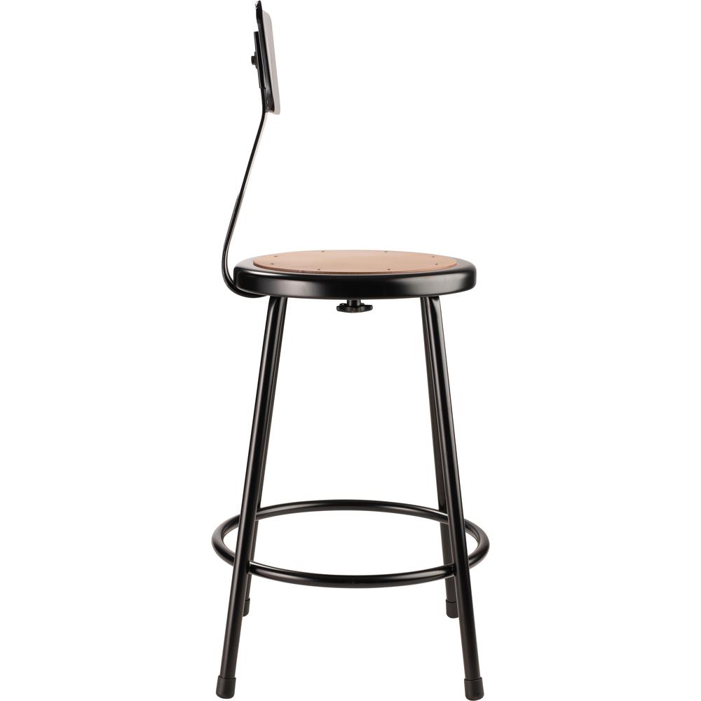 (4 Pack) NPS® 24″Heavy Duty Steel Stool With Backrest